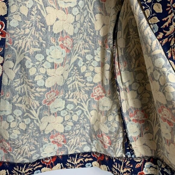 John Meyer Jacket blue red open front size 16 - Picture 4 of 5